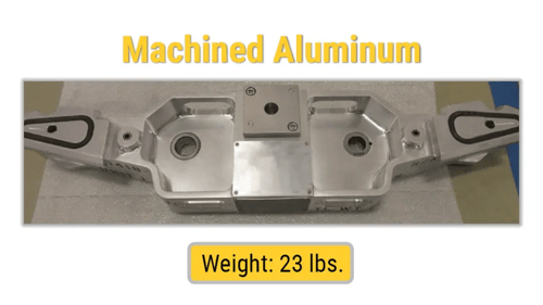 70% Weight Reduction Utilizing 3D Printing for Mill Fixture